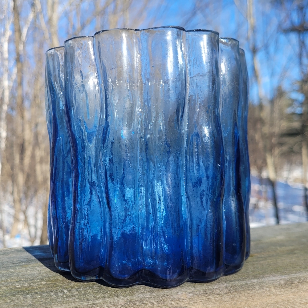Blue Ombre Vase